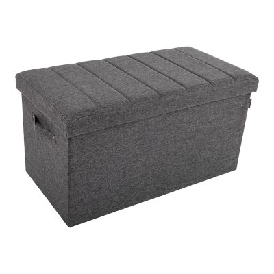 Foldable storage bench outlet ottoman