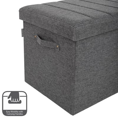 Seville classics foldable storage bench ottoman hotsell
