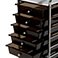 Black, variant on Seville Classics 10 Drawer Cart (Multiple Colors)