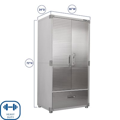 Seville Classics UltraHD Storage Cabinet with Bottom Drawer