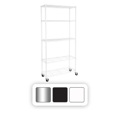  Seville Classics Commerical Grade NSF-Certified Bin Rack  Storage Steel Wire Shelving System - 22 Bins - Gray : Home & Kitchen