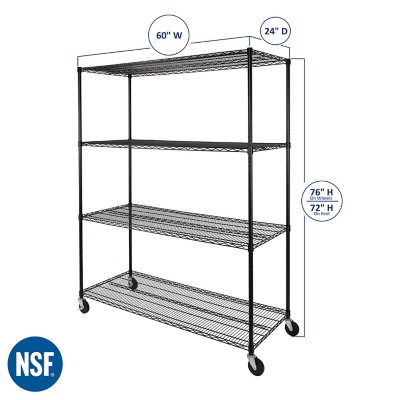 Nsf shelving deals