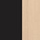 Black/White Oak, variant on Seville Classics 3-Tier Resin Slat Shoe Rack, 26.5" W x 12.2" D x 19" H