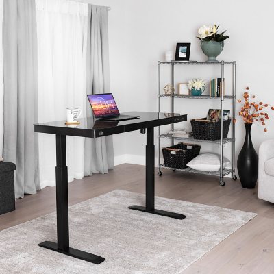 NEW! LED Gaming Table with Carbon Fiber Finish and LED Lighting - Must-Have  from Costco