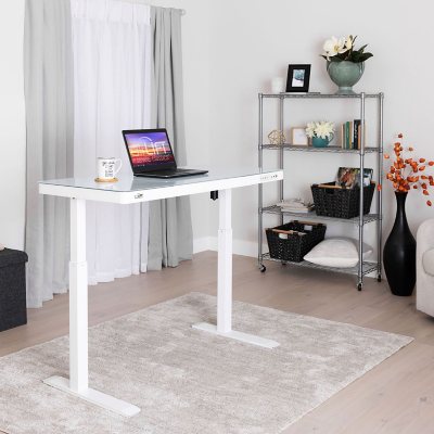 Seville classics modern black deals height adjustable electric desk