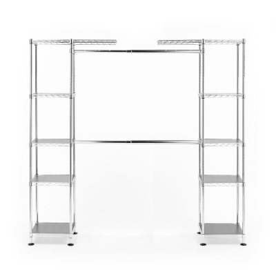 Seville Classics Expandable Steel Closet Tower Room Organizer, 58