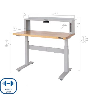 Seville Classics® UltraHD® Height Adjustable Heavy Duty Workbench