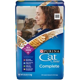 Purina Cat Chow Complete Dry Cat Food 25 lbs.