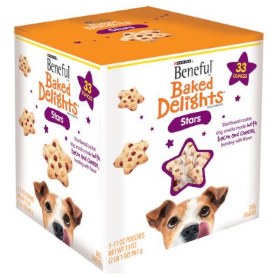 Beneful Baked Delights Stars Dog Treats - 33 oz. - Sam's Club
