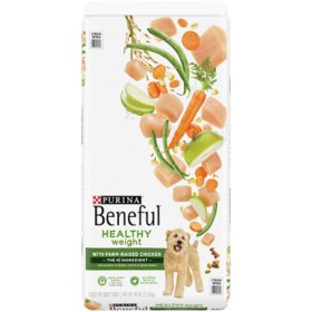 Purina Beneful Healthy Weight Dry Dog Food With Farm-Raised Chicken, 48 lbs.