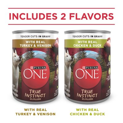 Purina ONE Natural True Instinct Variety Pack Adult Wet Dog Food 13 oz. 24 ct. Sam s Club