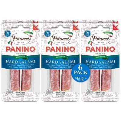 Fiorucci Panino Hard Salami Wrapped Mozzarella Cheese (6 pk.) - Sam's Club