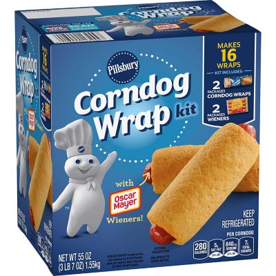 Pillsbury Corndog Kit with Oscar Mayer Wieners 3.4 lbs. Sam s Club