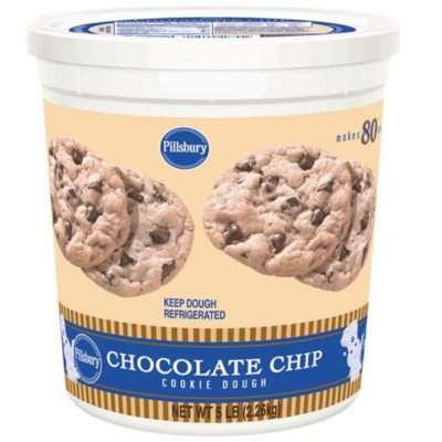 Refrigerated Chocolate Chip Cookie Dough Tub 36 oz.