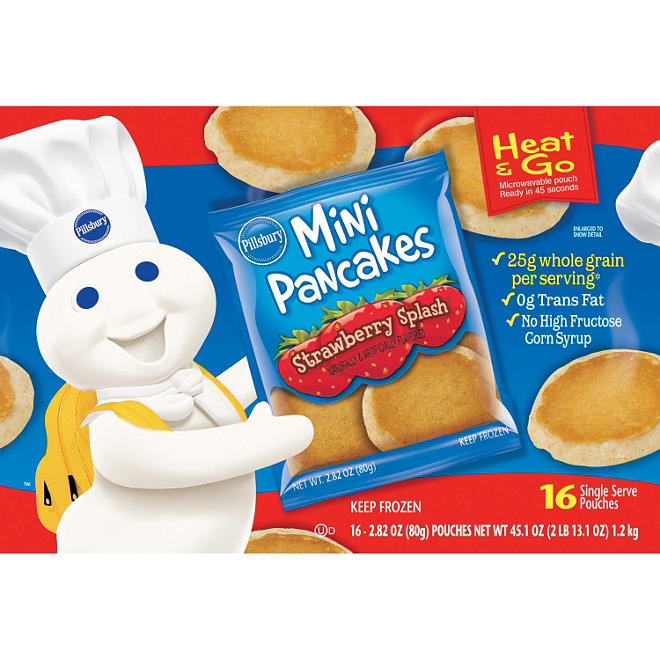 Pillsbury Mini Pancakes - Strawberry - 16 ct.
