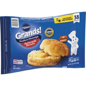 Pillsbury Grands! Southern Homestyle Buttermilk Biscuits, Frozen Dough 38 ct.
