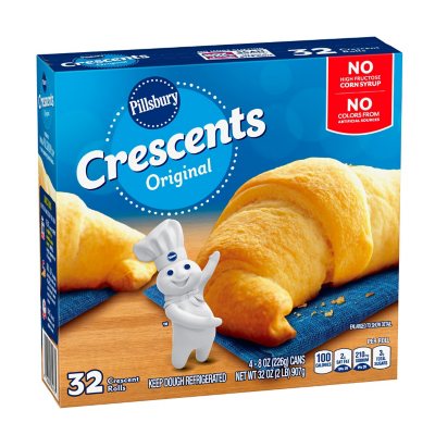 Pillsbury Crescent Rolls, Original (8 rolls per pk., 5 ct.) - Sam's Club