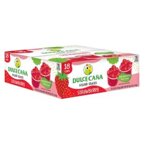 Dulce Caña Strawberry Gelatin Snack (3.8 oz., 18 ct.)