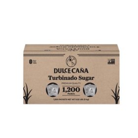 Dulce Caña Turbinado Sugar Packets 1200ct