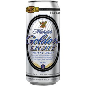 Michelob Golden Light Draft Beer 16 fl. oz. can, 24 pk.