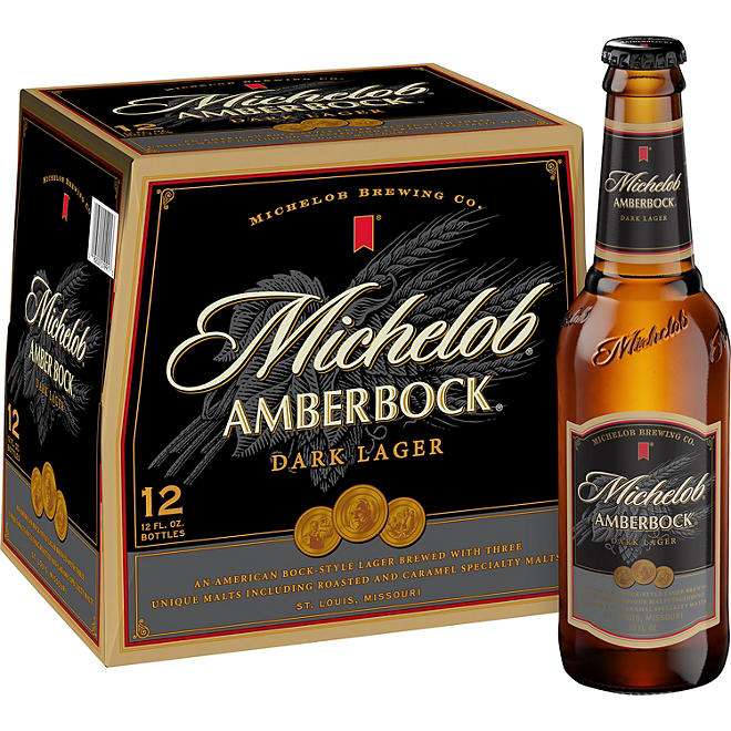 Michelob Amberbock Dark Lager Beer 12 fl. oz. bottle, 12 pk.