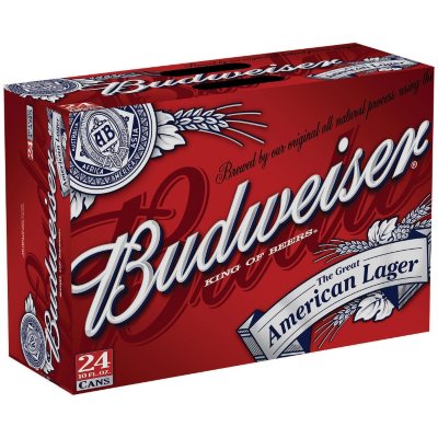 Budweiser 24/10 oz. cans Sam's Club