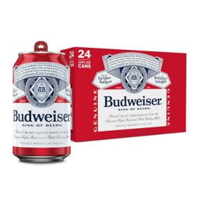 Budweiser, 12 fl. oz. can, 24 pk.