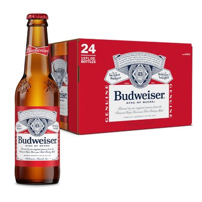 Official Budweiser 2020 Nucleated (King of Beers) Pint Glass - Twin Pack x 2