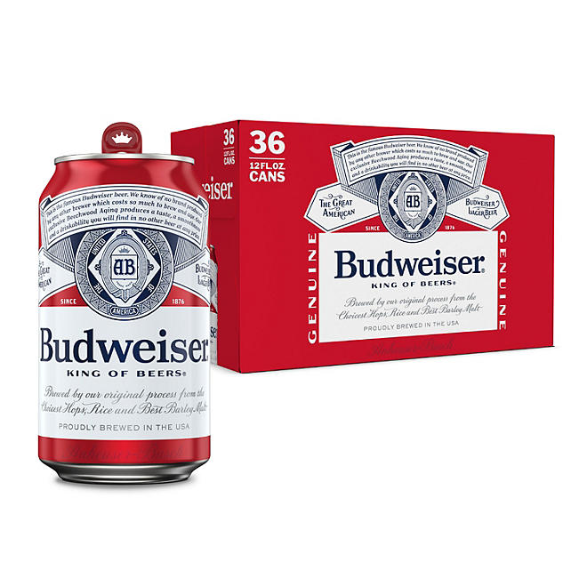 Budweiser (12 fl. oz. can, 36 pk.)
