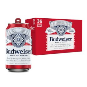 Budweiser, 12 fl. oz. can, 36 pk.