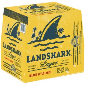 Land Shark Lager Beer, 12 fl. oz. bottle, 12 pk.