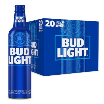 Bud Light  LSU Tigers aluminium beer bottle 