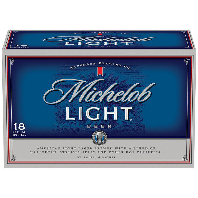 Michelob Light Beer (12 fl. oz. bottles, 18 pk.)