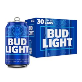 Bud Light Beer 12 fl. oz. can, 30 pk.