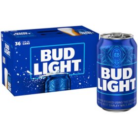 Bud Light Beer (12 fl. oz. can, 36 pk.)