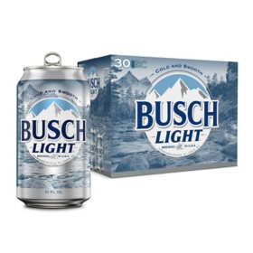 Busch Light 12 fl. oz. can, 30 pk.