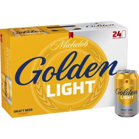 Michelob Golden Light Draft Beer (12 fl. oz. can, 24 pk.)