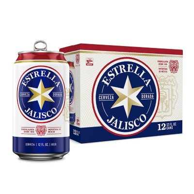 Estrella Jalisco Beer (12 fl. oz. can, 12 pk.) - Sam's Club