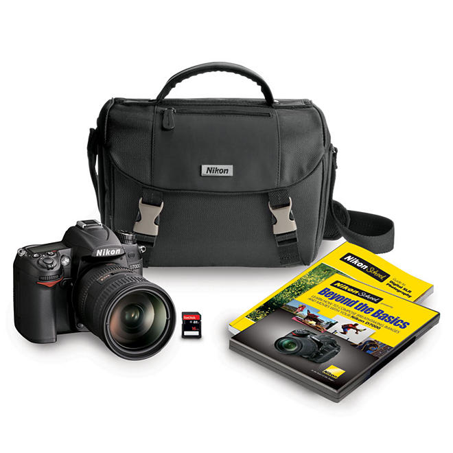 Nikon D7000 16.2MP DSLR Camera Bundle with 18-200mm VR Lens, Bag, and 16GB SDHC Card