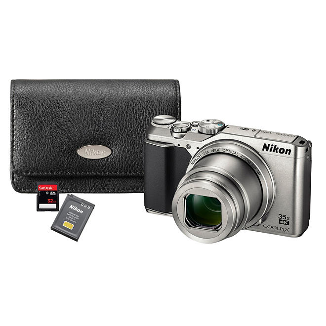 Nikon COOLPIX A900 20MP CMOS Sensor Digital Camera Bundle with 35x Optical Zoom, Camera Bag, and 32G SD card