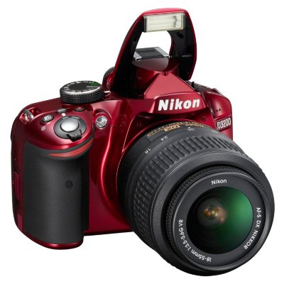 Nikon D5300 24.2 MP CMOS Digital SLR Camera with Built-in Wi-Fi and GPS  Body Only (Red)