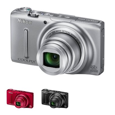 Nikon Coolpix S9500 18.1 MP Digital Camera - Black for sale online