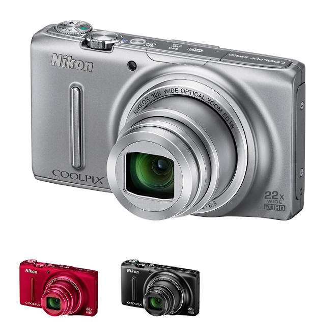 Nikon S9500 18MP Long Zoom Digital Camera with 22x Optical Zoom