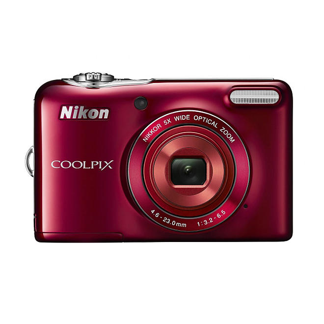 Nikon Coolpix L32 20.1MP Digital Camera with 5x Optical Zoom and HD 720p Video