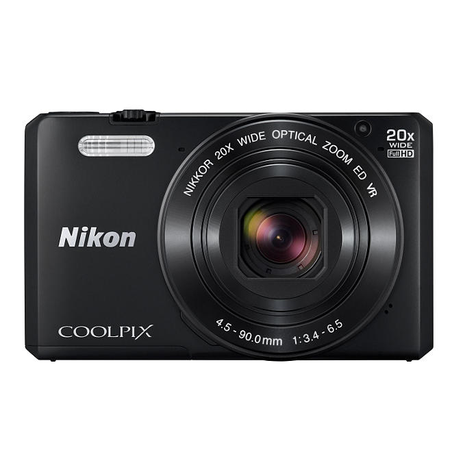 Nikon Coolpix S7000 16MP CMOS Digital Camera, 3" LCD Display, 20x Optical Zoom with built in Wi-Fi