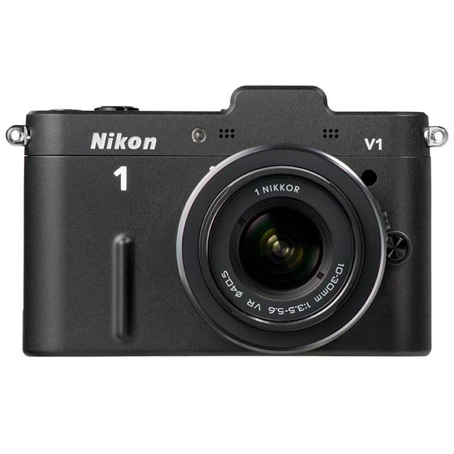 Nikon V1 10.1MP Mirrorless Digital Camera with 10-30mm Lens - Black