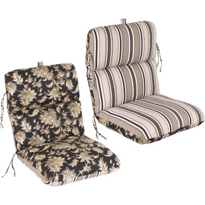 Replacement Patio Chair Cushion Fallenton Coal Armona Jet