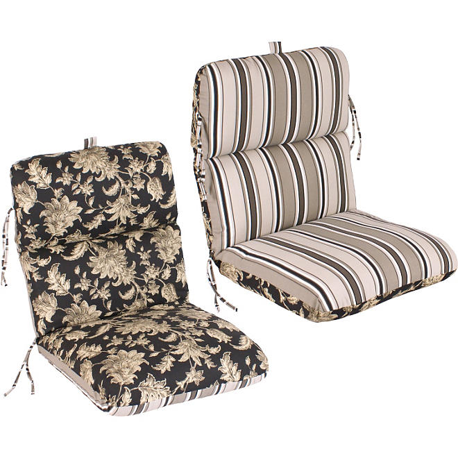 Replacement Patio Chair Cushion - Fallenton Coal/Armona Jet