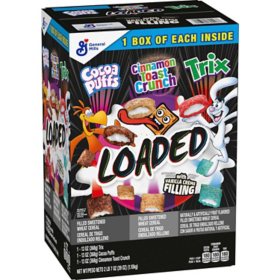 General Mills Loaded Cereal Variety Pack, 39 oz.
