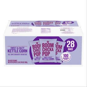 Angie's Boom Chicka Pop Sweet & Salty Kettle Corn Popcorn, 0.67 oz., 28 pk.